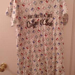 99% cotton coffee pajamas. Never worn.
